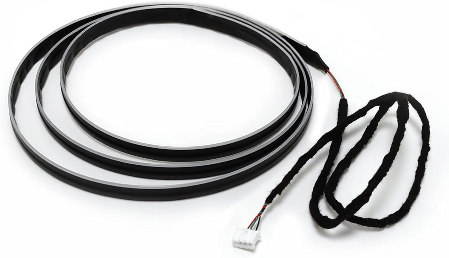 RGB Acrylic Interior Car LED Strip Light 43-inch, which fit for RGB Main Controller Connects and sub-Controller kit (not Including)