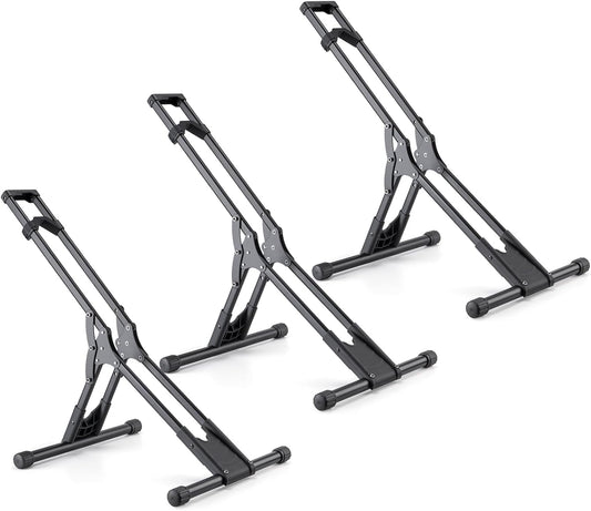 Bike Floor Stand Rack- Indoor Bike Stand for Garage/Home - Bike Storage Bicycle Parking Rack Fit 20”-29” Mountain Road Bikes (3 Bike Rack)