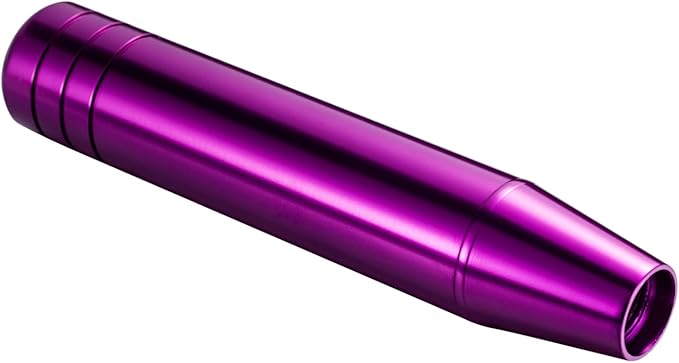Long Shift Knob Extension Shifter Handle Aluminum Alloy Gear Stick Transmissions Weighted Shifting Lever Universal Fit Most Manual Automatic Cars Truck SUV (Purple)