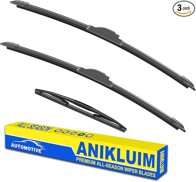ANIKLUIM® 26"+ 20" Wiper Blades with 10" Rear Wiper Blade Set Replacement for 2021-2023 Grand Cherokee L Windshield Wipers Original Factory Quality (Pack of 3)