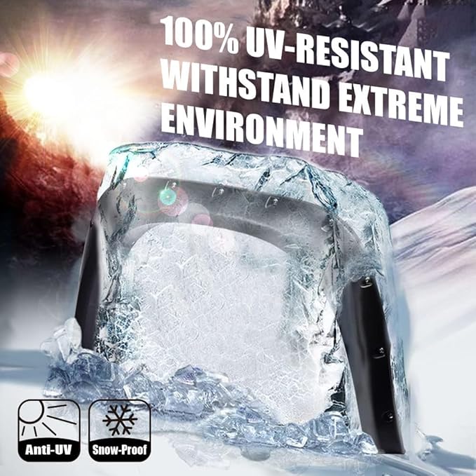 4PCS Fender Flares Fit Ford F250/F350 Super Duty 2011-2016 Styleside with 81.8" / 98.0" Bed Length Models Textured Riveted Style Wheel Trim Accessories