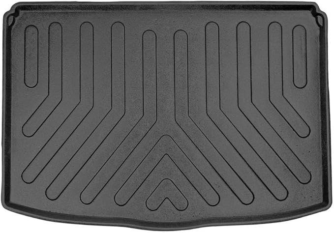 Kia Soul 2020-2026 (Lower Cargo Area) Cargo Liner 3D Custom Fit Heavy Duty All Weather Rubber Car Trunk Liners Waterproof Odorless Non-Slip Soft TPE Cargo Mats (Black) by RizLiner
