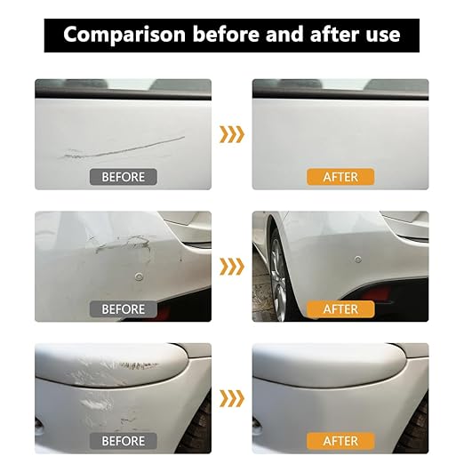 2025 Upgrade Scratch Remover for Vehicles, Car Scratch Remover, Car Scratch Repair Paste for Deep Scratches, Car Paint Scratch Repair Scratch Remover Kit with Wipe and Sponge (2 PCS)