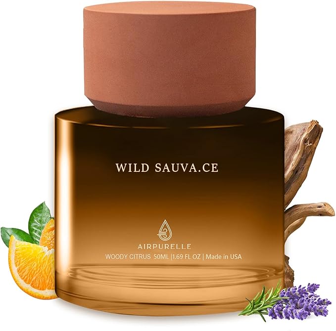 Car Air Freshener Cup 50ml Car Air Fresheners Woody Citrus Diffuser - SA30 Fragrance Oil Air Diffuser for Car, 180+ days Long Lasting Fragrance, 1.7 FL OZ/50ML Made in USA Car Air Fresheners