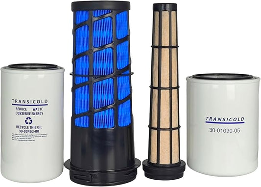 Air Fuel Oil Filter Kit 30-00471-20 30-01090-05 30-00463-00 Compatible with Carrier Reefer X4 7300 7500, Vector 8500 6600 8100 6500 6600MT, X2 1800 2100 2100A 2100R 2500A 2500R, Ultra XL XTC XT
