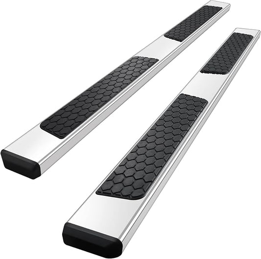 COMNOVA Side Steps Running Boards Compatible with 2009-2018 Dodge Ram 1500 Crew Cab, 2010-2026 Ram 2500 3500 Crew Cab(incl. 2019-2024 Classic). 6.5 Inch Rock Sliders Truck Side Steps Nerf Bars.