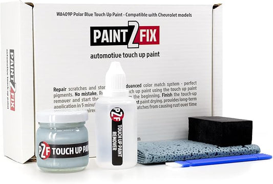 WA409P Polar Blue Touch-Up Paint Kit for Scratches and Chips - Compatible with Chevrolet Models