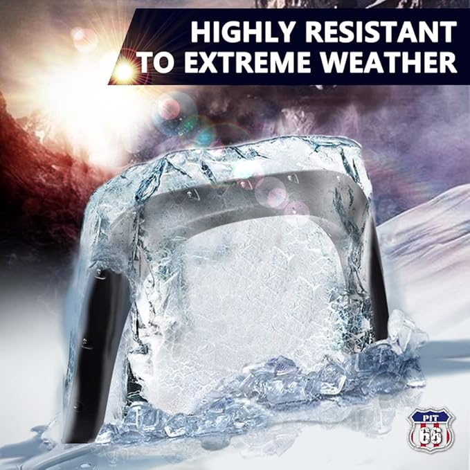 PIT66 Fender Flares, Compatible with 1999-2006 Chevy Silverado/GMC Sierra 78.0" / 96.0" Bed(Incl. 2007 Classic Models) Smooth Matte Black Pocket Rivet Style Wheel Flares Set, 4 PCS