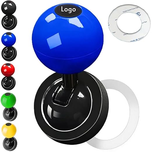 Far Voyager Push Start Button, Farvoyager1 Metal Car Joystick Ball, Universal One-Button Start Car Shift Knob, Customized Cars Start Ignition Switch Buttons Rocker
