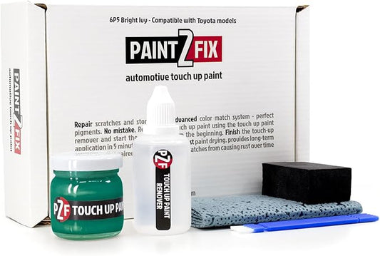6P5 Bright Ivy | Green Touch-Up Paint Kit for Scratches and Chips - Compatible with Toyota Models