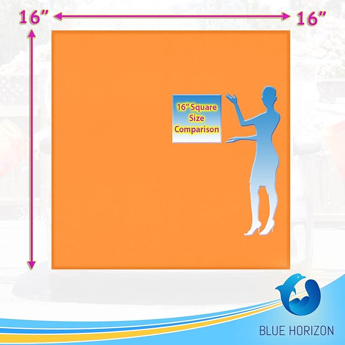 Large Microfiber Cleaning Towels, 36-Pack, Ultra Soft Plush Washcloths, Professional Grade Premium Microfiber Detailing Cleaning Cloth for Car, Household and Commercial (Orange, 16" x 16")