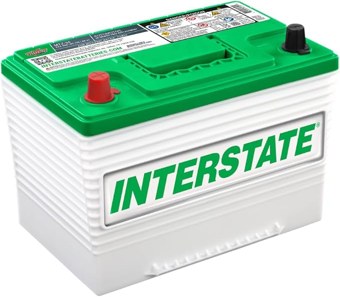 Interstate Batteries Automotive Battery 12V 63Ah (Group 34) 800CCA SLI Pure Lead AGM Automobile Replacement Battery for Cars, SUVs, Sedans, Trucks, Vans (MTZ-34)