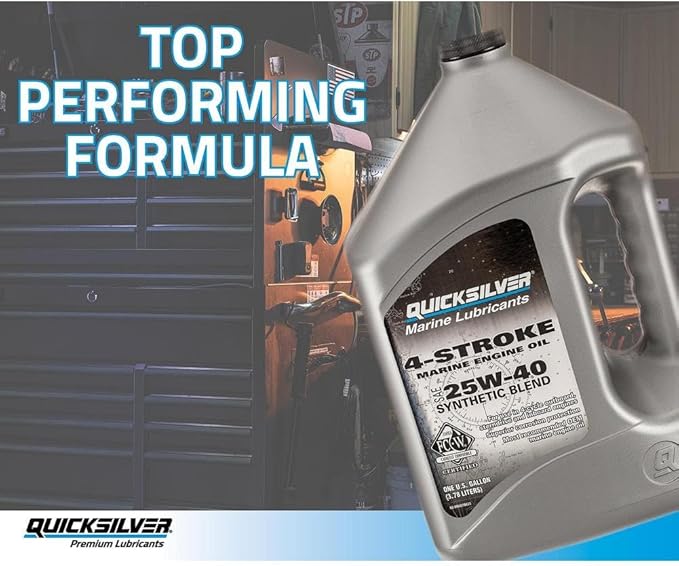 Quicksilver by Mercury Marine 25W-40 Marine Engine Oil