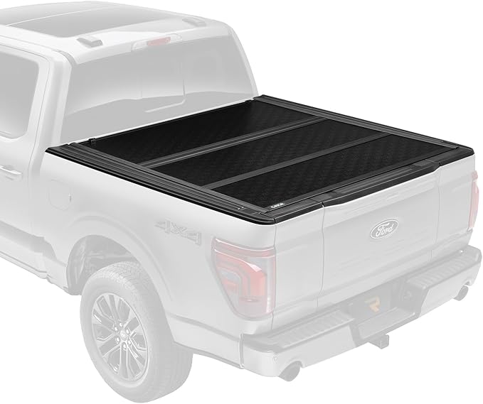 Gator EFX Hard Tri-Fold Truck Bed Tonneau Cover | GC14020 | Fits 2019 - 2025 Chevy/GMC Silverado/Sierra, works w/ MultiPro/Flex tailgate (Will not fit Carbon Pro Bed) 5' 10" Bed (70")