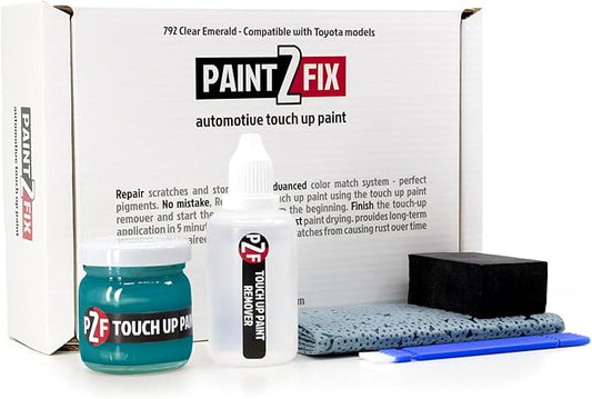 792 Clear Emerald | Tide Pool | Tite Pool Touch-Up Paint Kit for Scratches and Chips - Compatible with Toyota Models