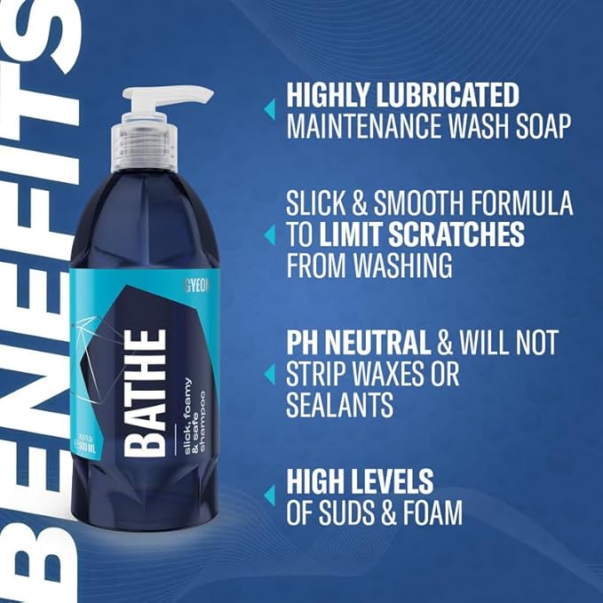 GYEON Wet Coat Kit - Hydrophobic Ceramic Spray Coating for Cars - High Gloss Solutions for Your Car Paint Wheels and Glass - Spray On Rinse Off Easy DIY Use Formula