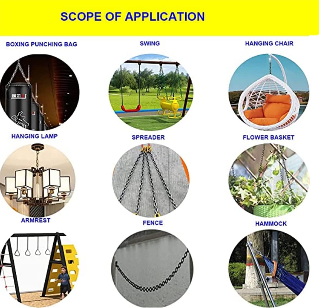 Eye Ceiling Hook Swing Hangers 550LB Capacity for Punching Bags Hanging Chair Hammocks Swing Trapeze Yoga (Heavy Bag Spring-7MM)