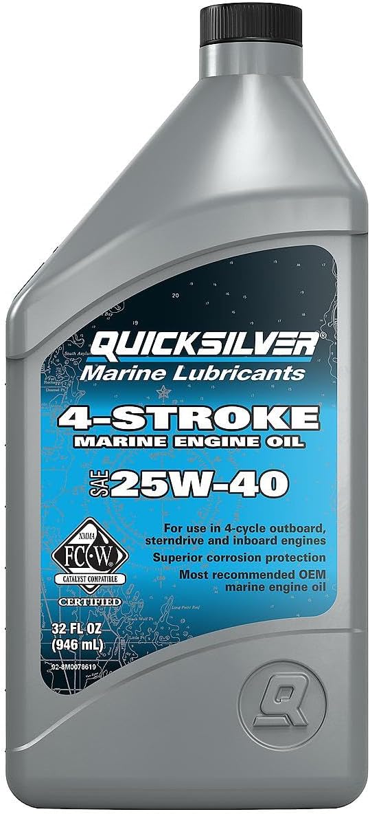 Quicksilver by Mercury Marine 25W-40 Marine Engine Oil