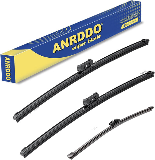 3 Wipers Factory Replacement For 2018-2022 2023 BMW X3/2019-2022 2023 BMW X4, Windshield Wiper Blades Original Equipment Replacement - 26"+20"+12" (Set of 3)