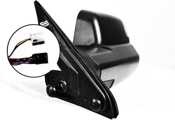 Pair Towing Mirrors fit 09-16 for Dodge Ram 1500 2500 3500 with Turn Signal Light Power Heated Black Housing Set Left+Right