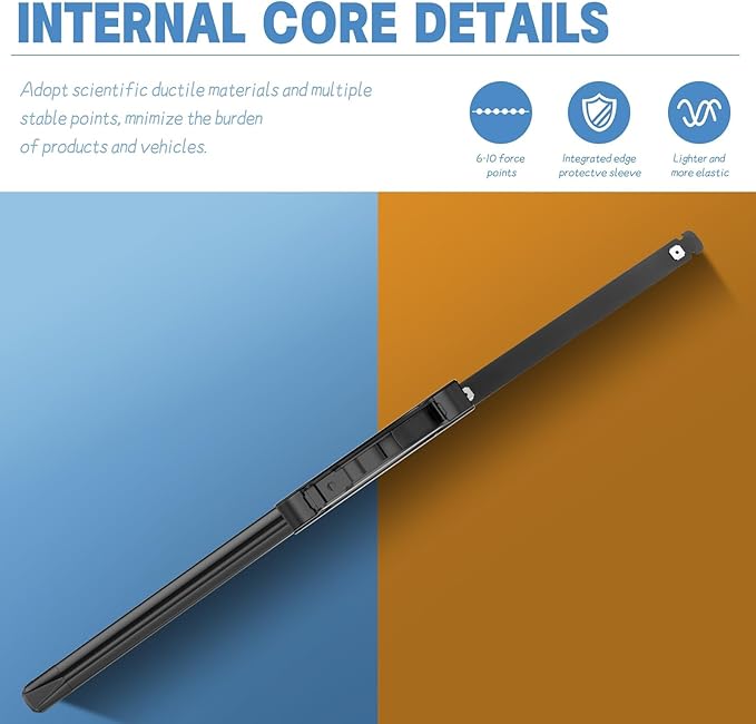 MIKKUPPA 26"+22" Windshield Wipers - Replacement for 2005-2023 Honda Odyssey, 2006-2009 Civic, 2004-2015 Lexus Series, 2009-2014 Toyota Venza, All Season Wiper Blades, Pack of 2