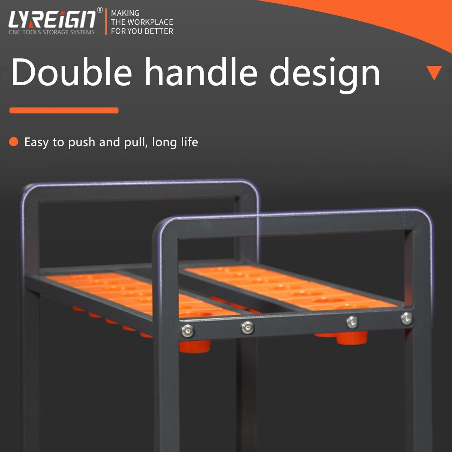 Mobile CNC Tool Storage Cart, CNC Trolley is Suitable for Warehouses, Utility Carts Tool Organizers Storage Rack for Storehouse Factory Garage