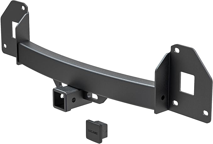 LOCAME Class 3 Trailer Hitch Compatible with Tesla Model Y 2020-2024, 2 Inch Rear Towing Hitches Receiver Powder Coated Black