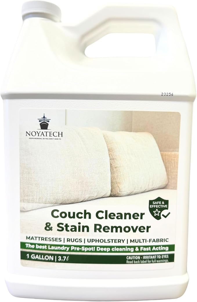 Couch Cleaner and Stain Remover Spray – Professional Strength, Multi-Surface Fabric and Upholstery Cleaner – Pet-Safe, Non-Toxic, Quick-Drying for Couches, Sofas & Car Interiors