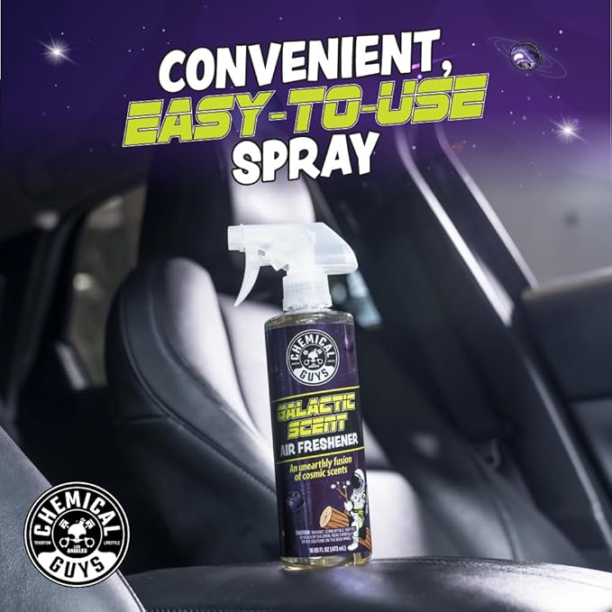 Chemical Guys Galactic Scent, Air Freshener, Great for Cars, Trucks, SUVs, RVs, Home, Garage, Workspace, Dorm Room & More (16 Fl Oz) - AIR25516
