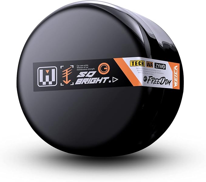 Ceramic-Boosted Carnauba Wax Paste for Cars, RV, Motorcycle, Boat- Triple-Layer Shield, Dust Repellent & Deep Gloss (200g w/Applicator)