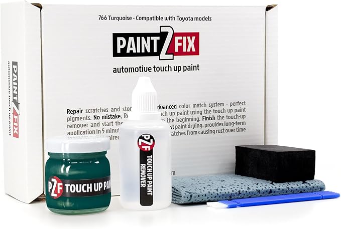 766 Turquoise Touch-Up Paint Kit for Scratches and Chips - Compatible with Toyota Models
