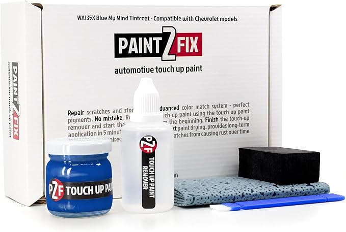 WA135X Blue My Mind Tintcoat | Laguna Blue Touch-Up Paint Kit for Scratches and Chips - Compatible with Chevrolet Models