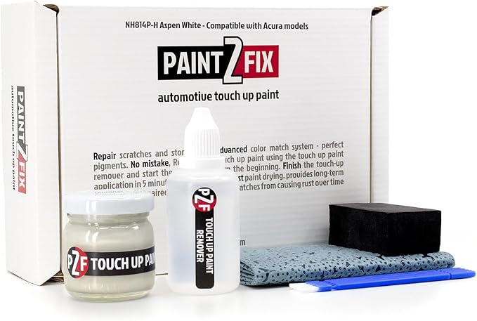 NH814P-H Aspen White Touch-Up Paint Kit for Scratches and Chips - Compatible with Acura Models