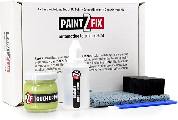 EMT Sao Paulo Lime Touch-Up Paint Kit for Scratches and Chips - Compatible with Genesis Models