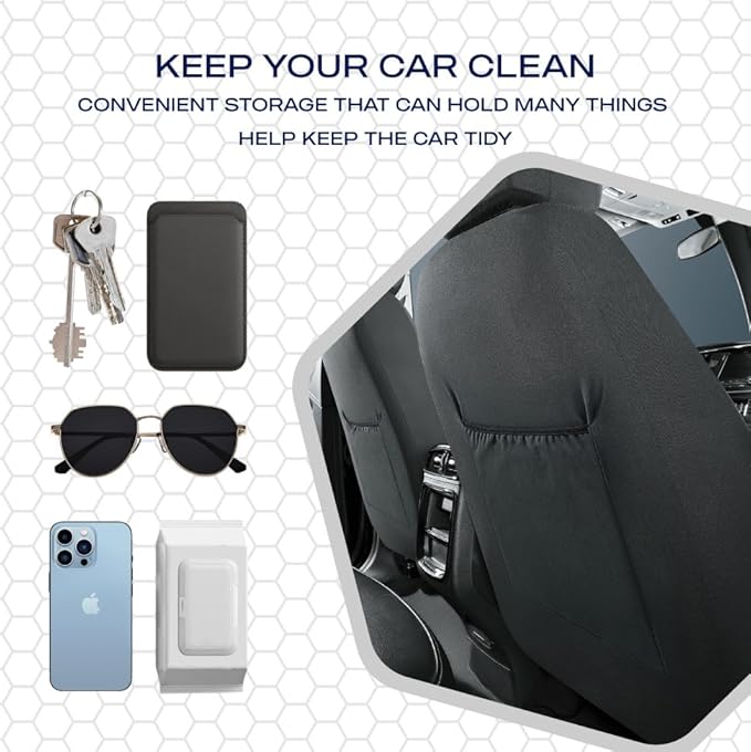 Skechers Air-Cooled Memory Foam Seat Covers,Mesh Thick Car Seat Covers,Piping Leather Car Seat Covers Front Seats,Airbag Compatible,Automotive Comfort for Most Cars,Vans,Trucks,SUV(Mint,Two Front)