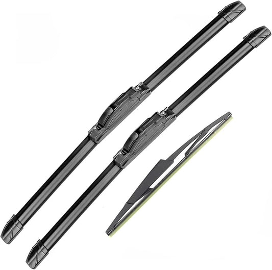 Original Equipment Replacement Windshield Wiper Blades For Lincoln Navigator 2009-2016 Ford Expedition 2009-2017 Front Windscreen Wiper and Rear Wiper Blade