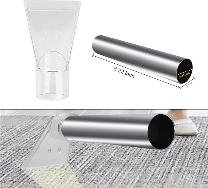 Carpet Vac Extractor Attachment-Tool - Cleaning Vacuum Clear Upholstery Car Detailing Turn Shop Vac into an Extractor
