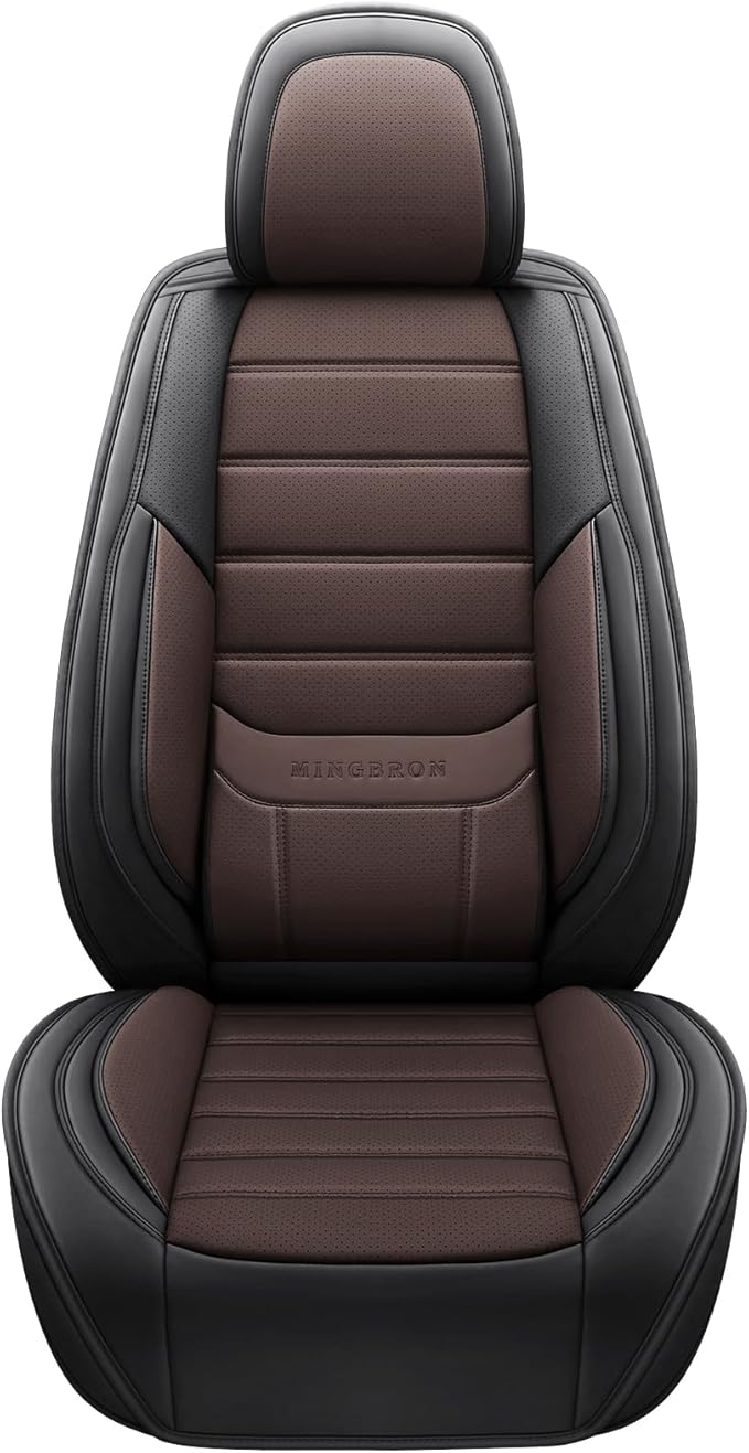 Seat Covers, Car Seat Covers Front Seats, Car Seat Cover, Car Seat Protector Waterproof, Car Seat Cushion Nappa Leather, Brwon Seat Covers Carseat Cover Universal Fit for Most Cars