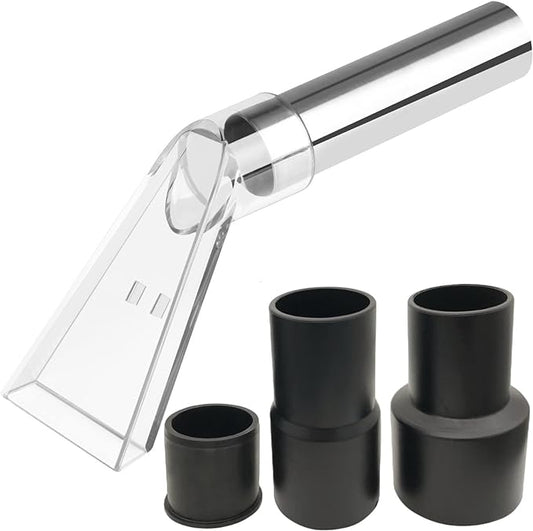 Happy Tree Universal Fit All Existing Shop Vacs with 2-1/2" &1-7/8" &1-1/4" Adapter Wet Extraction Accessory for Upholstery & Carpet Cleaning & Auto Detailing Shop Vac Extractor Attachment Hose Kit