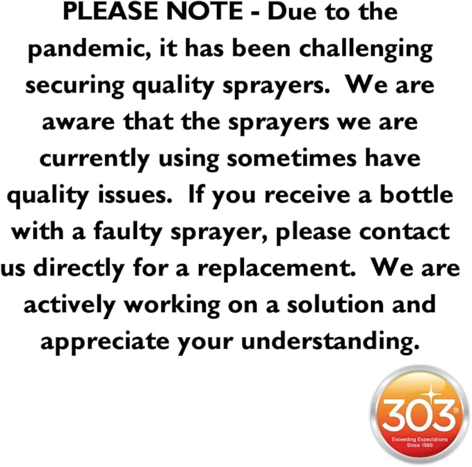 303 Products Fabric Guard – Water Repellent & Stain Shielding Fabric Spray, Safe for All Outdoor Upholstery, Easy to Use, Manufacturer Recommended Protectant Spray, 32oz (6 Pack)