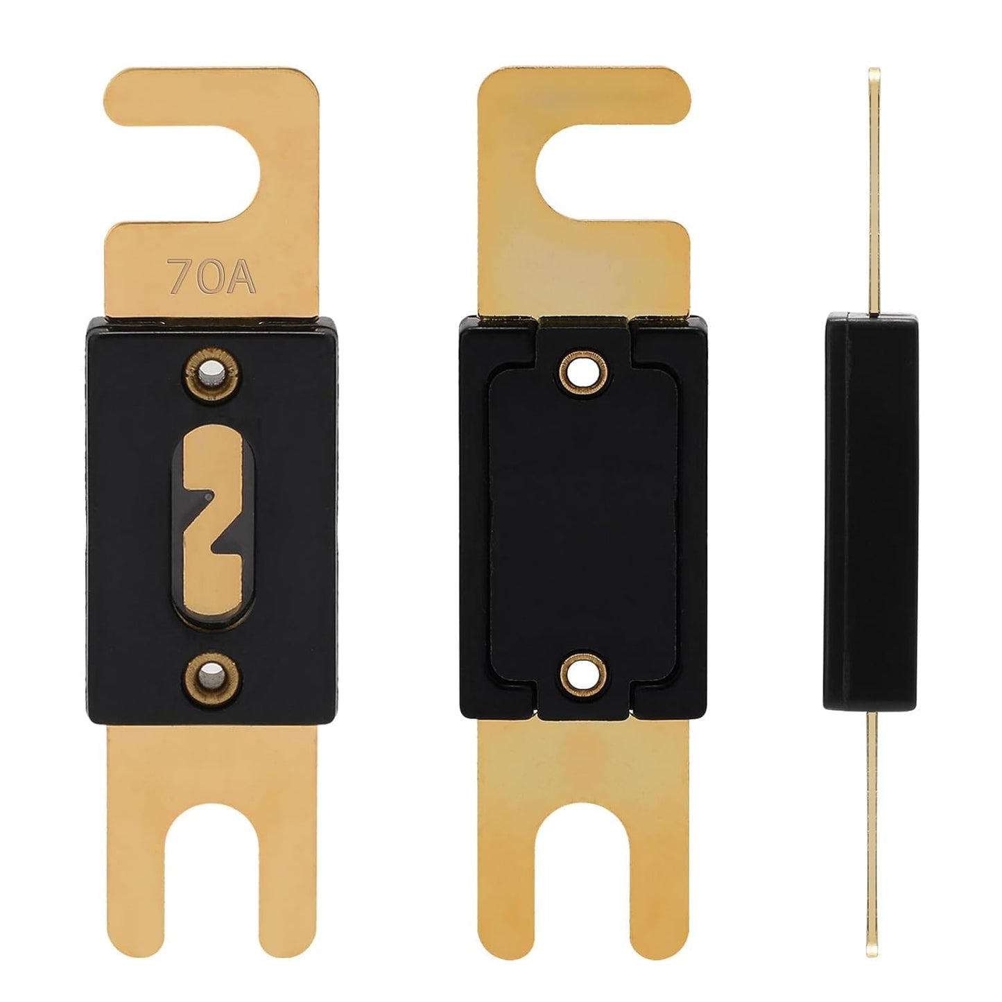 70A ANL Fuse 70 Amp Inline Blade Fuses 32V for Car Audio Inverter Automotive Stereo (Pack of 3 pcs)