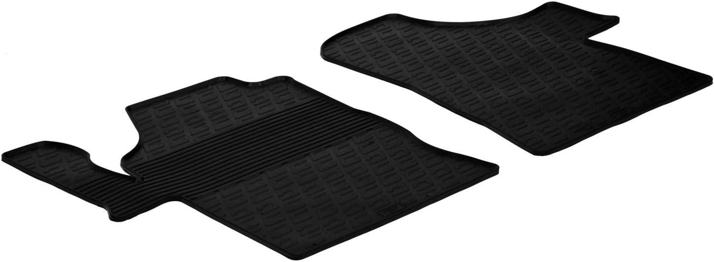 Gledring USA Custom Fit All-Weather Rubber Floor Mats Intended for Mercedes Benz Sprinter 2007-2018, No Trimming Required, Tailored Custom Fit, Protects from Rain, Mud, and Snow.