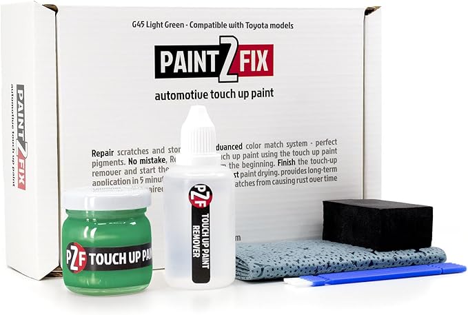 G45 Light Green Touch-Up Paint Kit for Scratches and Chips - Compatible with Toyota Models