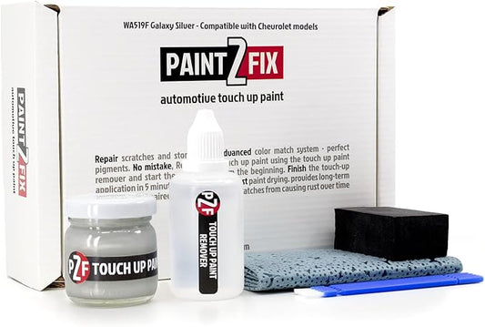 WA519F Galaxy Silver Touch-Up Paint Kit for Scratches and Chips - Compatible with Chevrolet Models