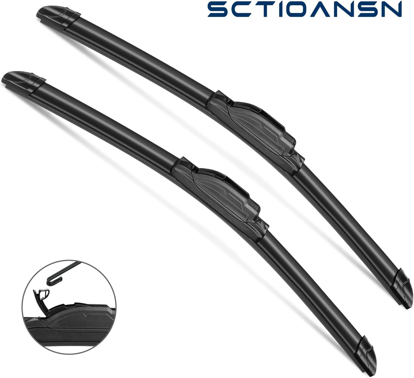 4 Wipers Set for Toyota FJ Cruiser 2007-2014, Windshield Wiper Blades Original Equipment Replacement Front and Rear- 16"/14"/14"10F (Pack of 4) J- HOOK