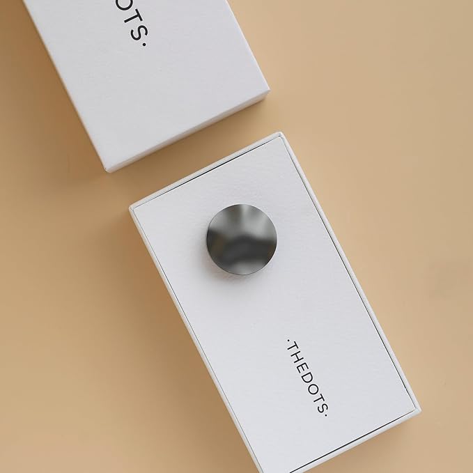 THEDOTS Series Metal Wave Car Air Freshener Vent Clip, Moroccan Mint Tea, Water Ripple Design, Long-lasting Fragrance, Gift for Drivers