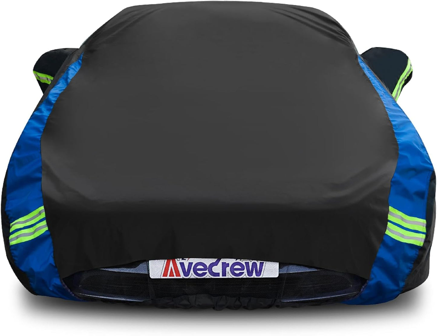 Avecrew Car Cover for Tesla Model 3 2017-2025, Custom Fit Full Exterior Cover with Charging Port and Breathable Ventilation Mesh, Waterproof All Weather Outdoor Rain Snow Sun Protection Cover
