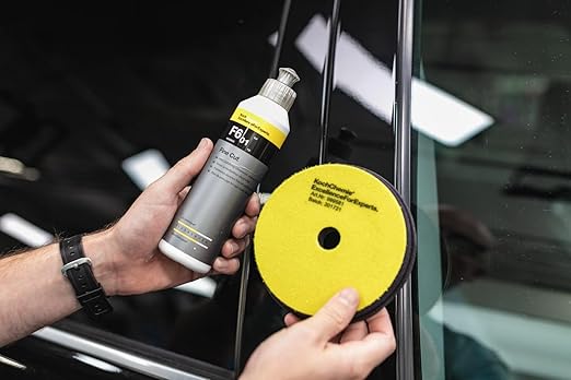 Koch-Chemie - Fine Cut Polishing Compound - Silicone-Oil-Free; Designed for All Paint Types; for Removing Medium to Heavy Defects, Scratches, and Sanding Marks Up to 2500 Grade (5 Liters)