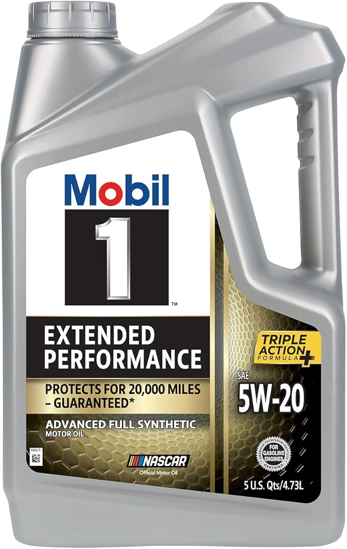 Mobil 1 Extended Performance Full Synthetic Motor Oil 5W-20, 5 Quart