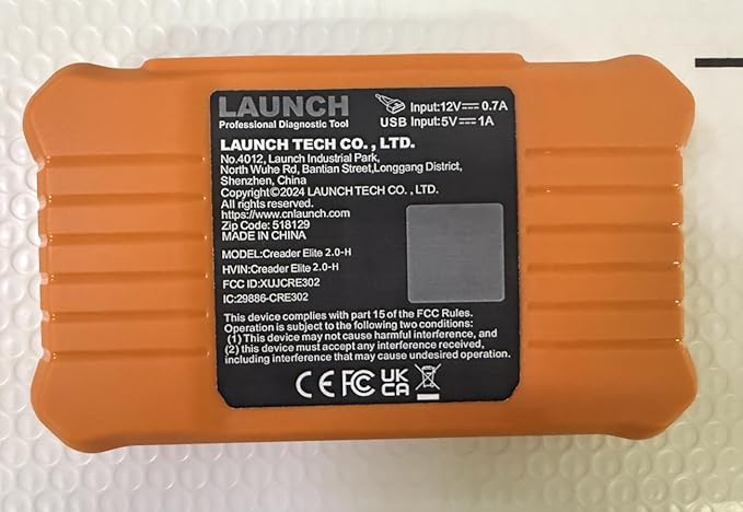 2025 LAUNCH Creader Elite V2.0 for Honda Acura OBD2 Scanner, Full Systems Bi-Directional Scan Tool, All Reset Services, Full OBD2 Code Reader, AUTOVIN, Battery Registration, Lifetime Free Update